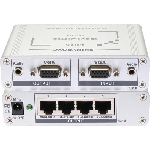 Shinybow SB-6310T CAT5 VGA RGBHV HDTV Stereo Audio Transmitter