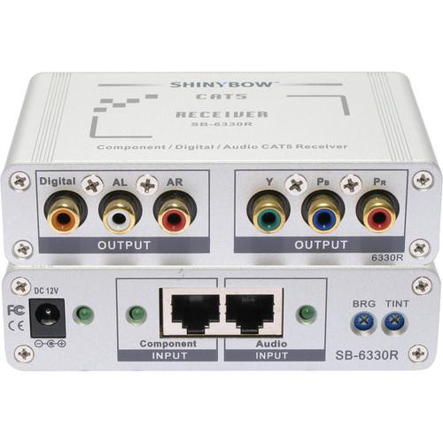 Shinybow SB-6330R CAT5 Component Video HDTV Digital & Stereo Audio Receiver