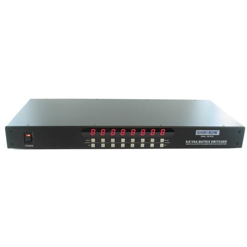 Shinybow SB-8180 8 x 8 VGA Matrix Routing Switch with IR & RS-232 Control