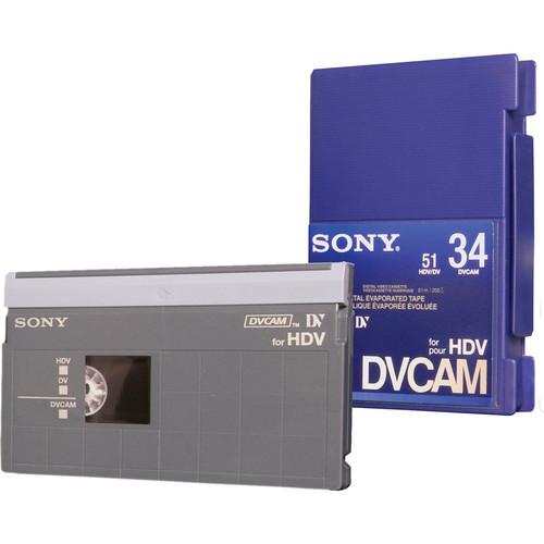 Sony PDV-34N 3 DVCAM for HDV Tape, Sony, PDV-34N, 3, DVCAM, HDV, Tape