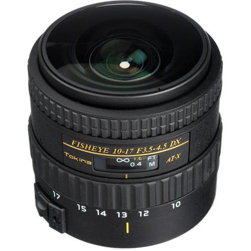 Tokina AT-X 107 AF NH Fisheye 10-17mm f 3.5-4.5 Lens for Canon