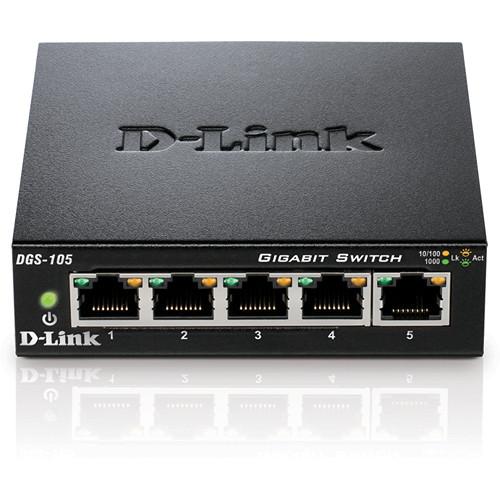 D-Link DGS-105 5-Port Gigabit Ethernet Switch