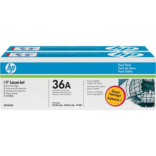 HP 36A Black LaserJet Toner Cartridges Dual Pack