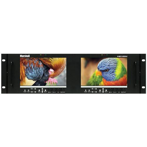 Marshall Electronics V-MD72-HDSDIX2 Dual High Resolution LCD Monitor