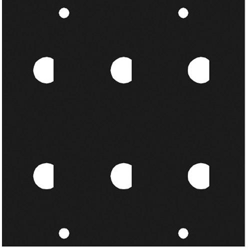 Middle Atlantic 1 2BNC6 UCP Module for 1 2" BNC Connectors