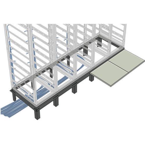 Middle Atlantic 1-Bay Raised Floor Support Angle