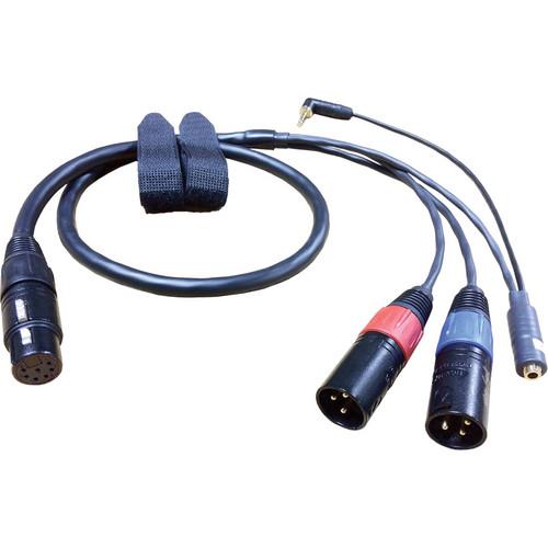Peter Engh M3 Quick Release Camera End - XLR 7-F to Dual XLR 3-M, 3.5mm Return and Tap