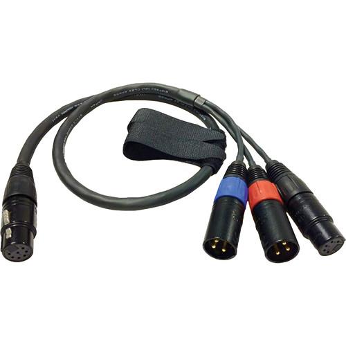 Peter Engh M3 Quick Release Digital Camera End - XLR 7-F to Dual XLR 3-M, XLR 5-F Return Send