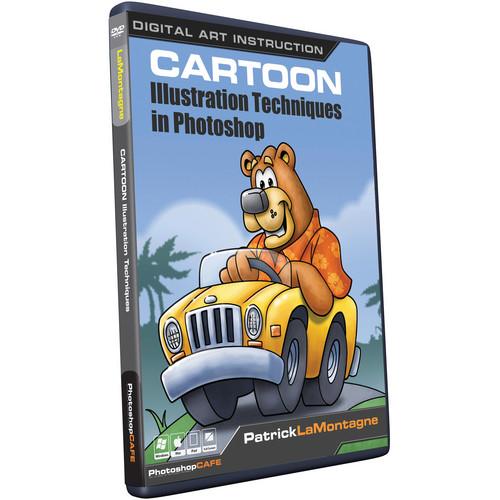 PhotoshopCAFE DVD: CARTOON Illustration Techniques in Photoshop