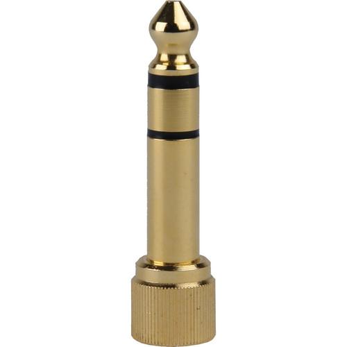 Remote Audio 1 8" Female to 1 4" Male TRS Screw-on Adapter