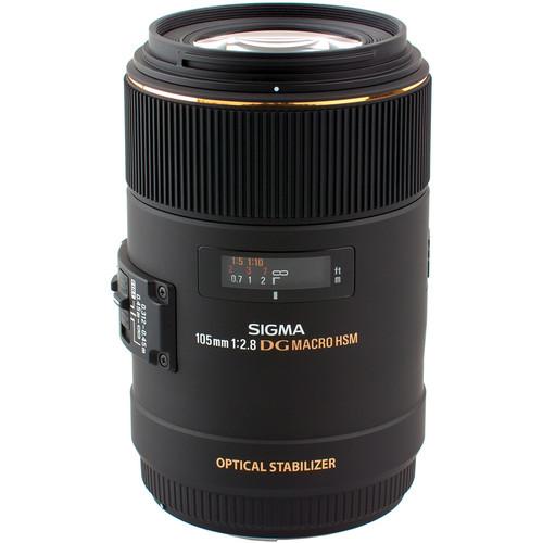 Sigma 105mm f 2.8 EX DG OS Macro Lens for Sigma Cameras