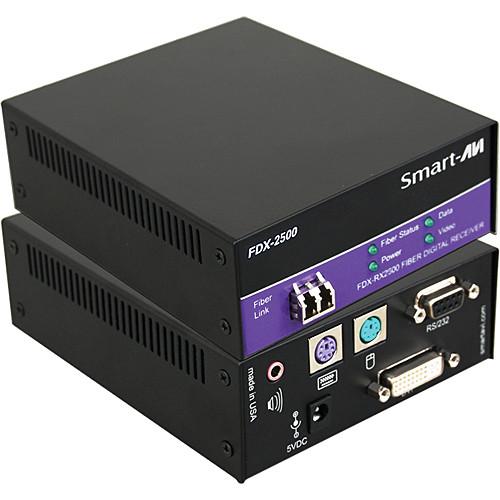Smart-AVI FDX-2500 Singlemode Fiber Extender with Power Supply
