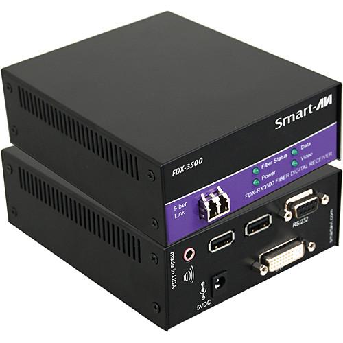 Smart-AVI FDX-3500 Singlemode Fiber Extender with Power Supply