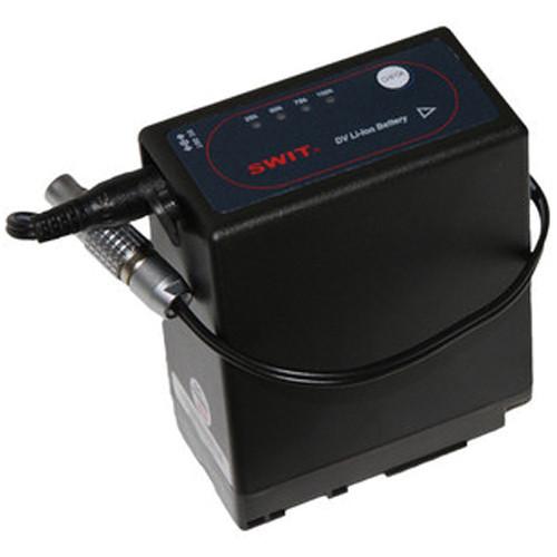 Teradek Panasonic VW-VGB6 Battery Pack with 10" Barrel Adapter to 2-Pin Lemo Cable