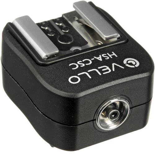 Vello Hot Shoe Adapter - Converts Sony Minolta Hot Shoe to Standard Hot Shoe PC Socket
