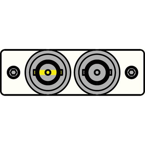 FSR IPS-V120S-WHT BNC to BNC Bulkhead Insert Plate