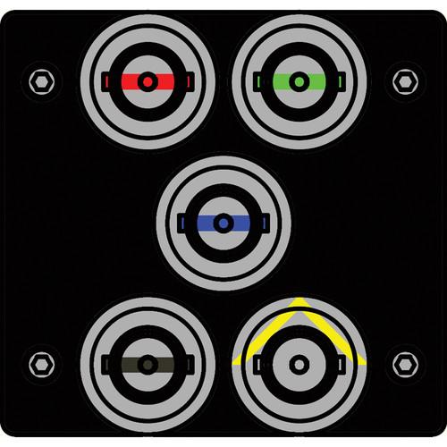 FSR IPS-V150T-BLK BNC to BNC Bulkhead Insert Plate