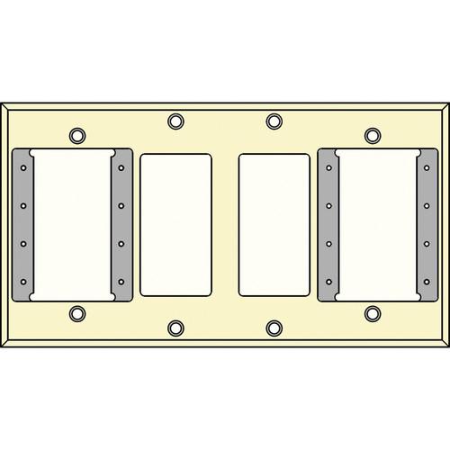 FSR IPS-WP2Q-IVO 4 Gang Wall Plate