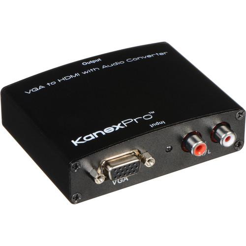 KanexPro VGA with RCA Audio to HDMI Converter