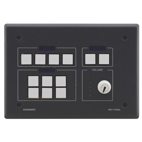 Kramer 12-Button Master Room Controller with Digital Volume Knob