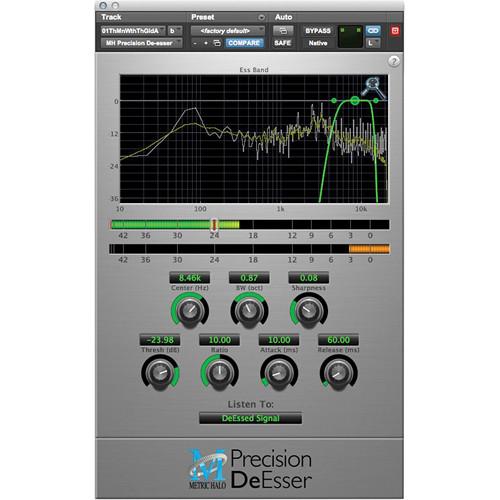 Metric Halo Precision DeEsser - Sibilance Removal Plug-In