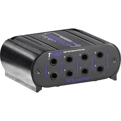 ART TPatch 8-Channel Balanced 1 4" TRS Patch Bay