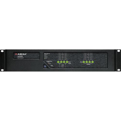 Ashly ne4400MS - Network Enabled Digital Signal Processor with Mic Input, AES Output, and CobraNet Compatibility