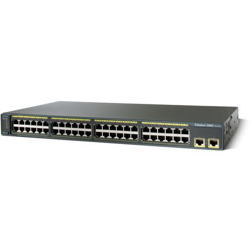 Cisco Catalyst 2960 48 Port 2 10 100 1000 Uplink Switch with LAN Base Image