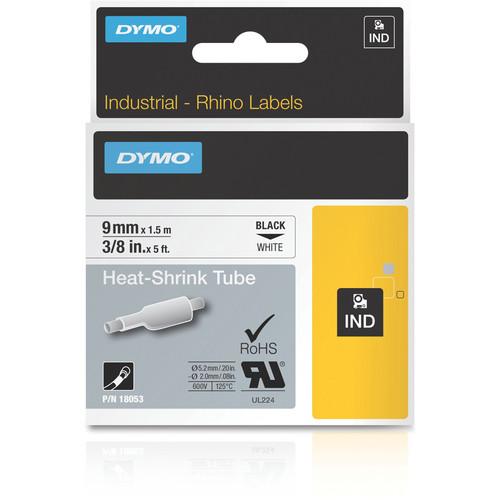 Dymo White 3 8" Heat Shrink Tubes
