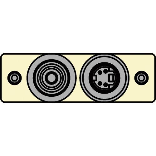 FSR IPS-V921S-IVO RCA to BNC-S-Video to S-Video Insert Plate