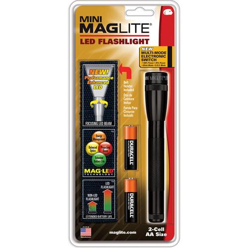 Maglite Mini Maglite 2AA LED Flashlight with Holster