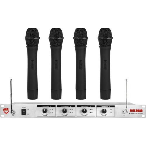 Nady U-41 QUAD HT Wireless Microphone System