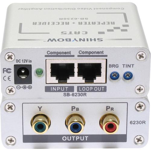 Shinybow SB-6230R CAT5 Component Video RGB YPbPr HDTV Repeater & Receiver