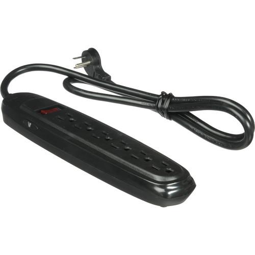 Tether Tools SP001BLK Clear Power Surge Protector Power Strip