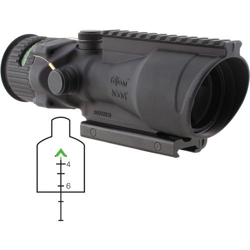 Trijicon TA648-G ACOG 6 x 48mm Scope with Dual-Illuminated Green Chevron Reticle