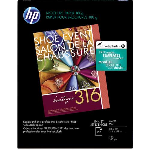 HP Inkjet Matte Brochure Letter Paper