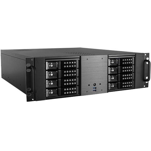iStarUSA D-380HN 3U Compact 8 x 3.5" HDD Bay Trayless Hotswap microATX Chassis