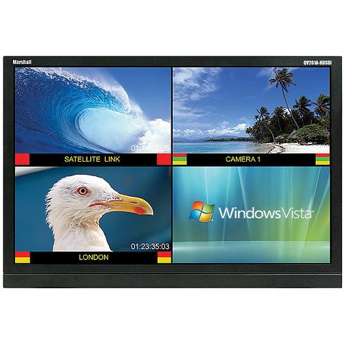 Marshall Electronics QV261A-HDSDI Desktop Quad Viewer Monitor