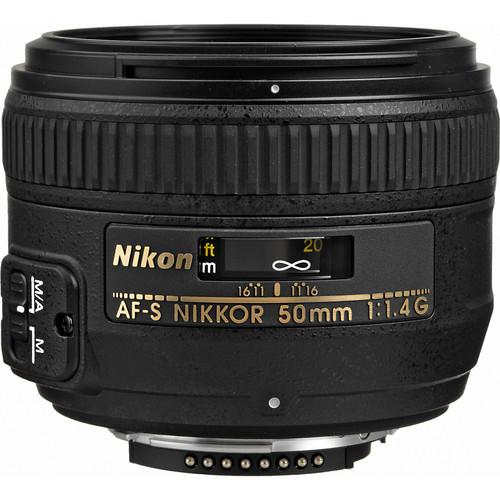 Nikon AF-S NIKKOR 50mm f 1.4G Lens - Refurbished