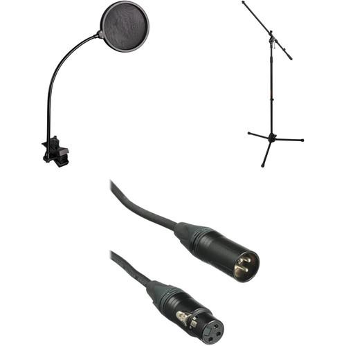 Photo Video Vocal Microphone Accessory Bundle - Essential