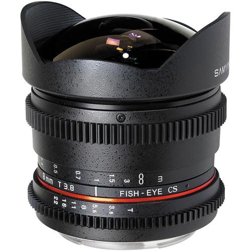 Samyang 8mm T 3.8 Fisheye Cine Lens for Nikon
