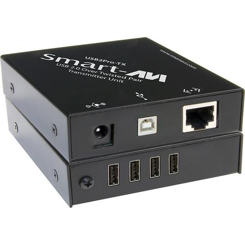 Smart-AVI USB2Pro USB 2.0 over CAT5 Extender Link with Power Supply