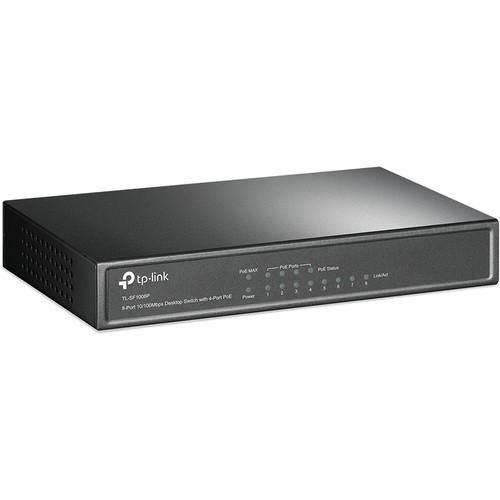 TP-Link TL-SF1008P 8-Port 10 100Mbps Desktop
