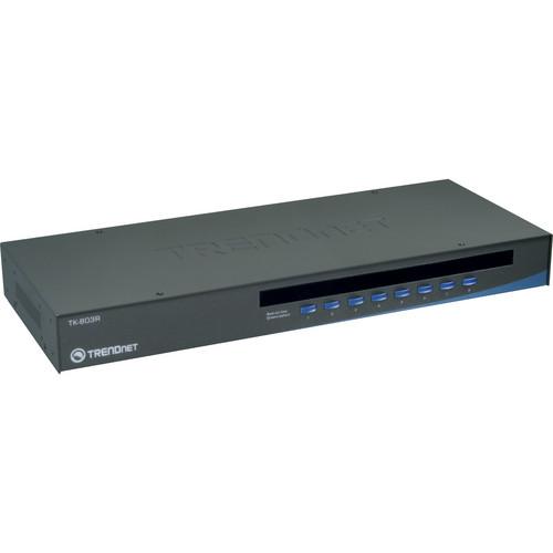TRENDnet 8-Port USB PS 2 Rack Mount KVM Switch