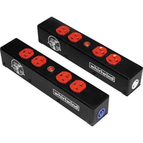 Whirlwind Power Link Edison Box with PowerCon Inlet and Outlet