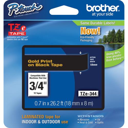 Brother TZe344 Laminated Tape for P-Touch Labelers