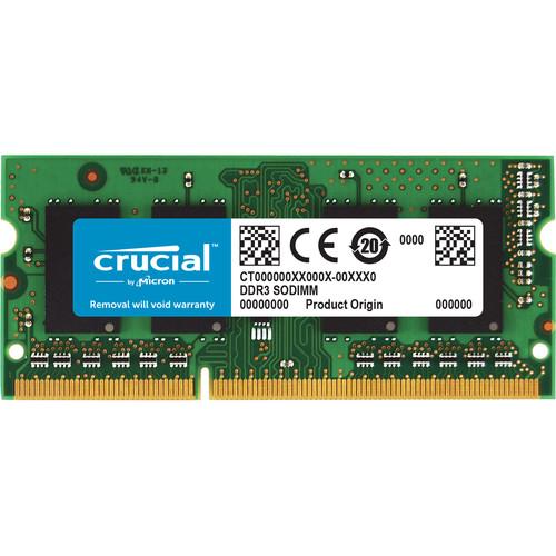 Crucial 4GB 204-Pin SODIMM DDR3 PC3-8500