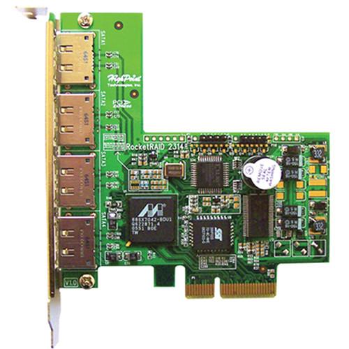 HighPoint Rocket SATA 3 Gbps 4 Port eSATA PCI Express x4 RAID HBA