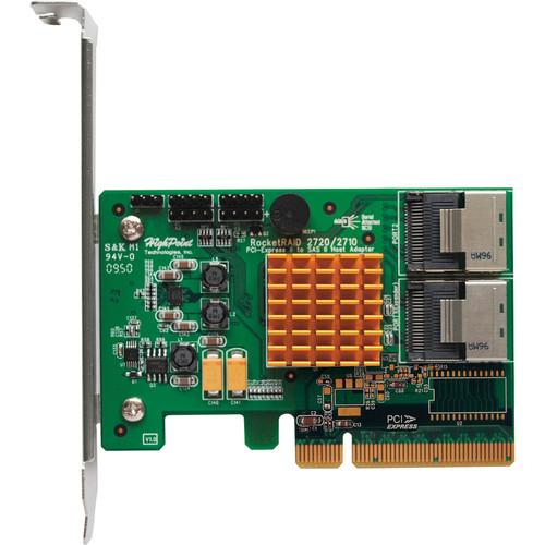 HighPoint RocketRAID 2720SGL PCI-Express 2.0 6Gbps SAS RAID Controller Card Interface