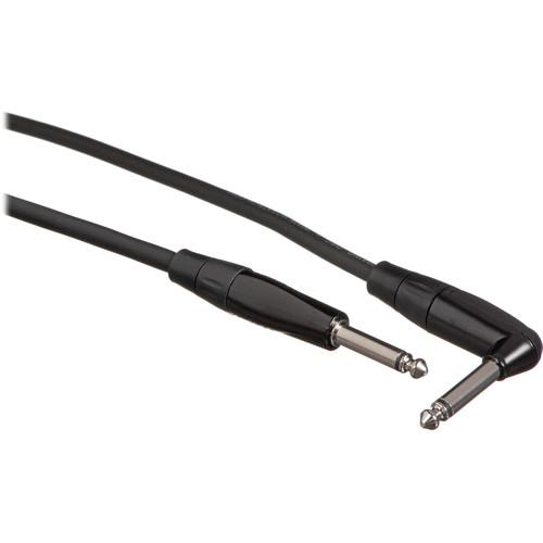 Hosa Technology REAN Straight to Right-Angle Pro Guitar Cable - 25